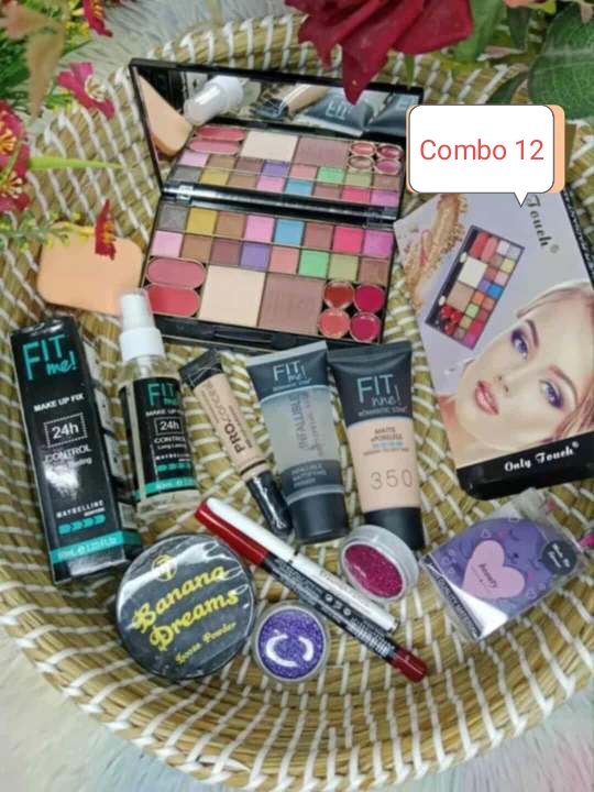 12 items cosmetics combo pack code 12