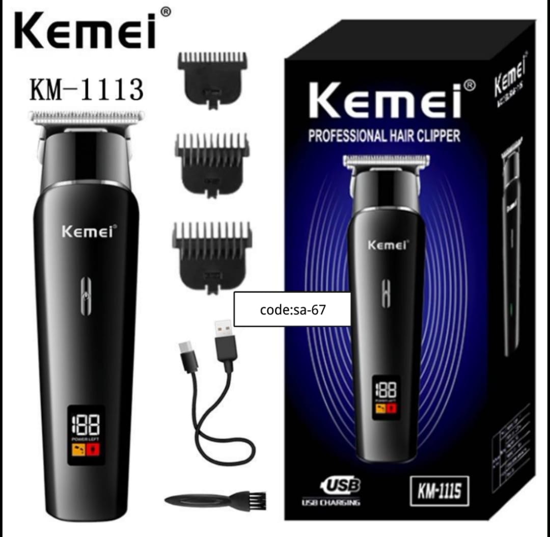 ✂️ Kemei KM-1113 Hair & Beard Trimmer code Sa 67