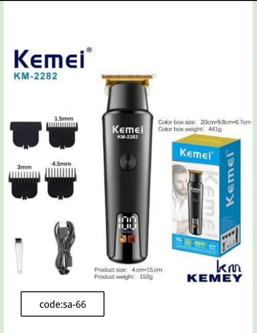 Kemei KM-2282 Hair Clipper and Beard Trimmer code Sa 66