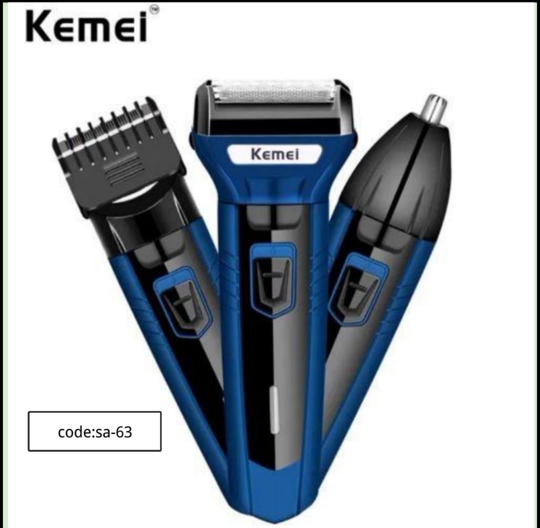 Kemei KM-6330 3-in-1 Hair Trimmer code sa 63  ৳800 ৳790