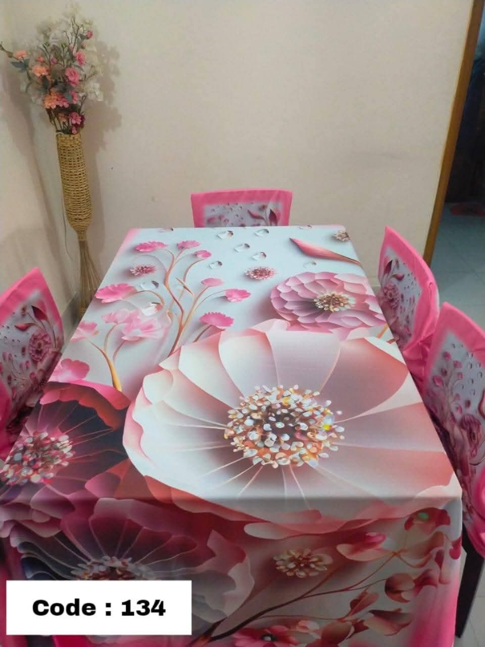 Original 3D Printed Dining Chair Table Cover code 134