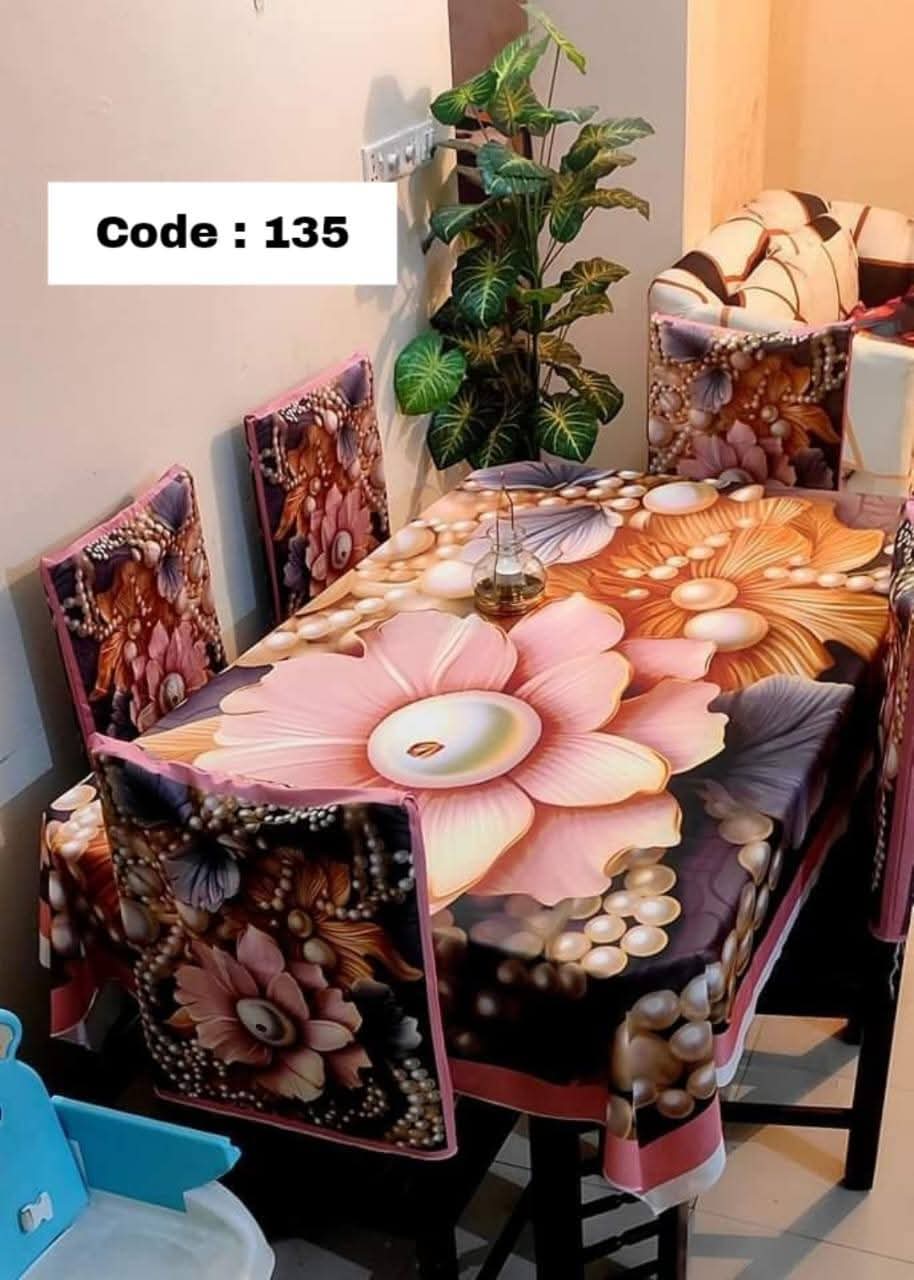 Original 3D Printed Dining Chair Table Cover code 135