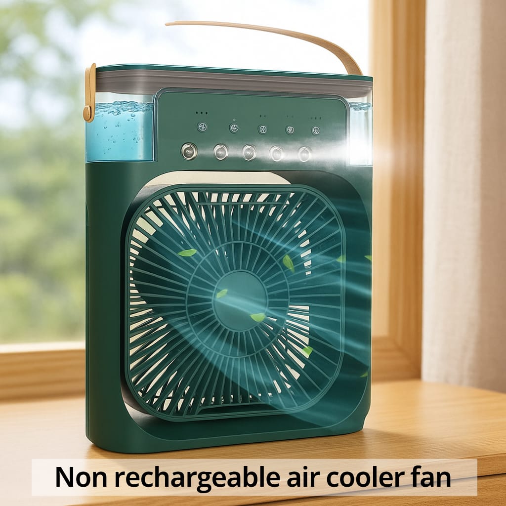 Mini💥 Non rechargeable air cooler fan Green