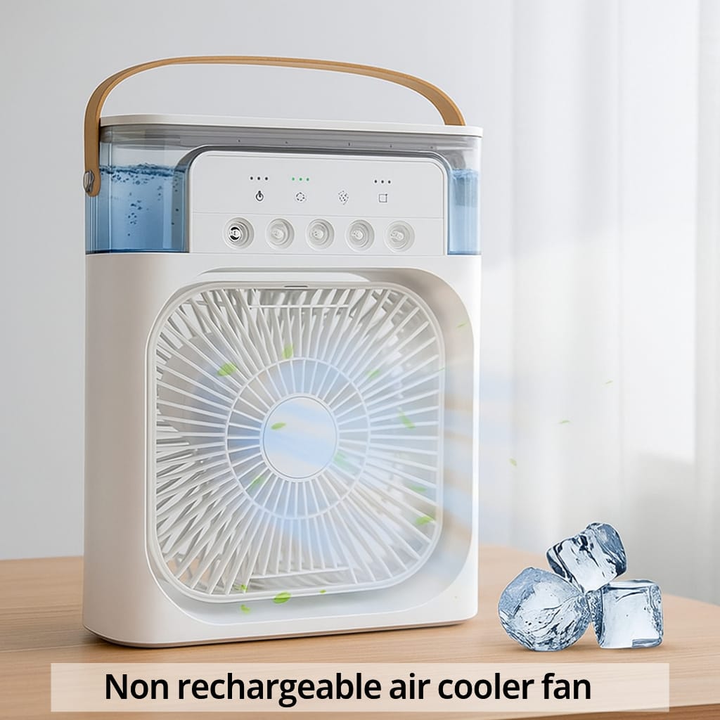 Mini💥 Non rechargeable air cooler fan White
