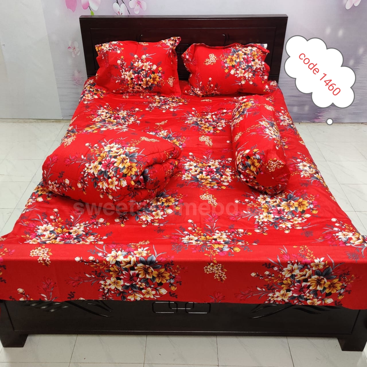 Premium quality 5 pcs comforter sets code 1460