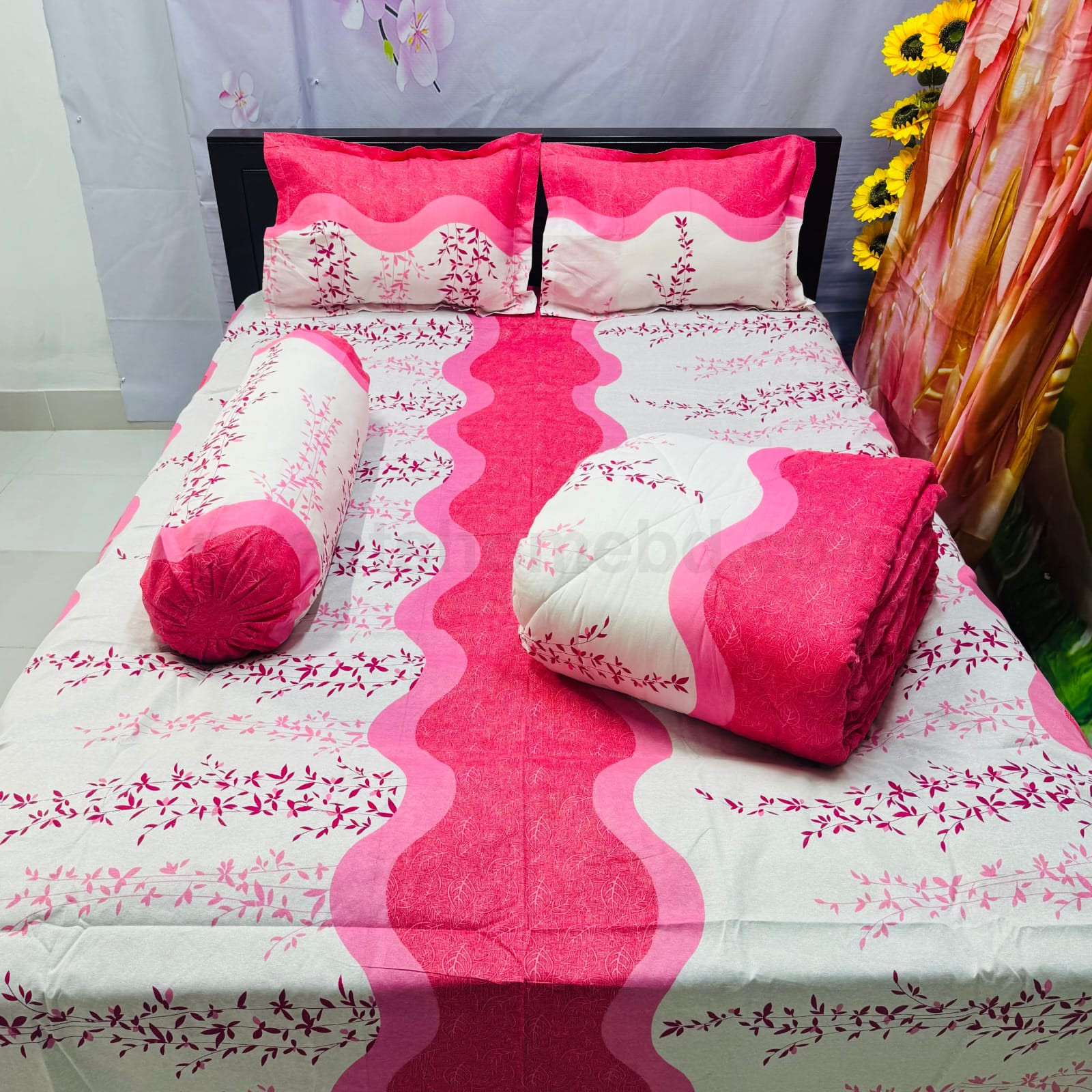 Premium quality 5 pcs comforter sets code 2487