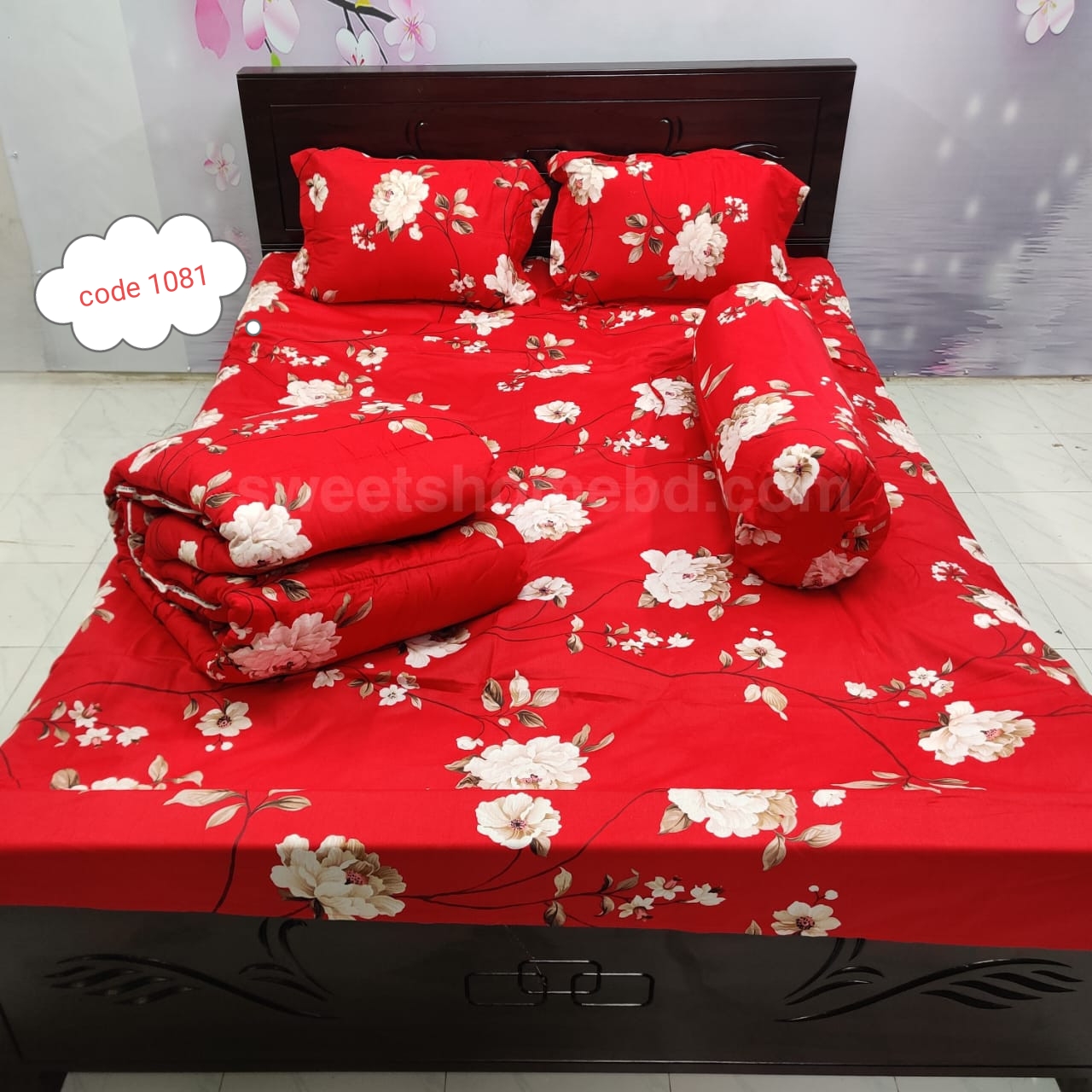 Premium quality 5 pcs comforter sets code 1081