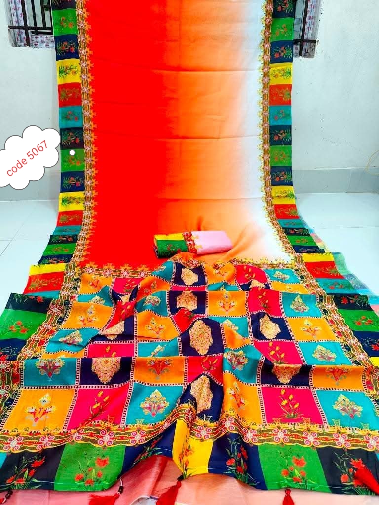 Chandari Silk saree code 5067