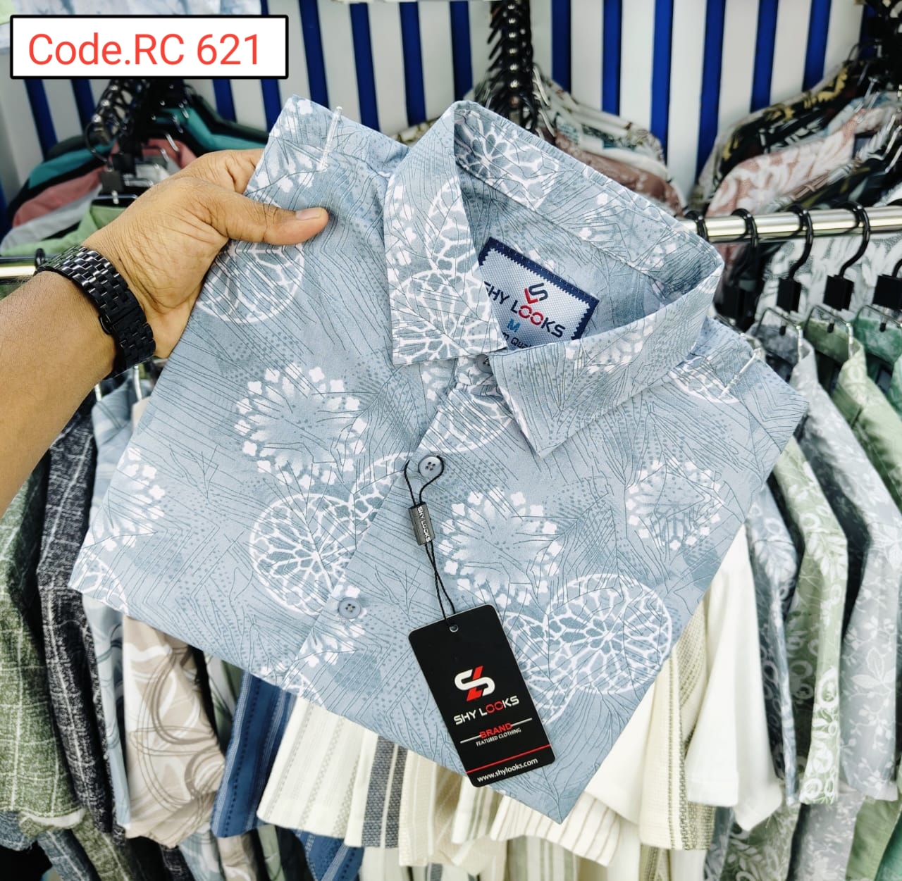 Cotton print full sleeve Shirt code.RC 621
